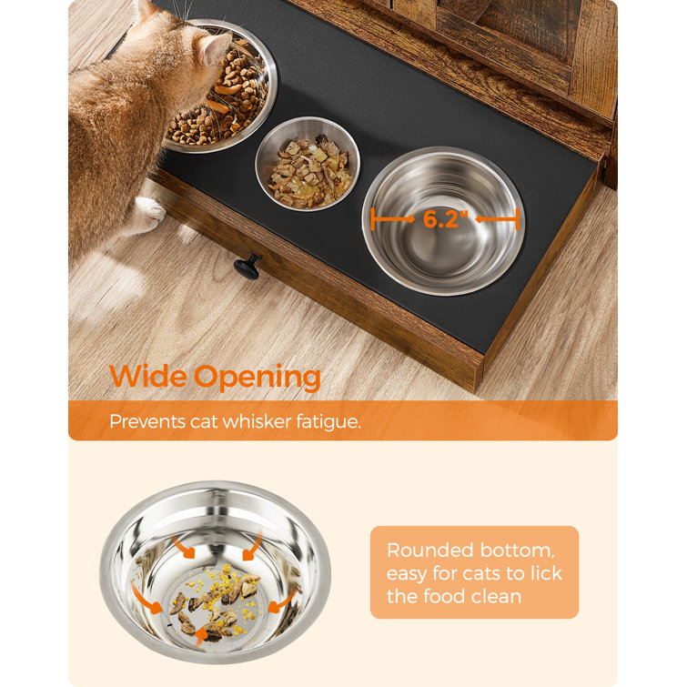 Archie Oscar Kimmel Pet Elevated Feeder Reviews Wayfair